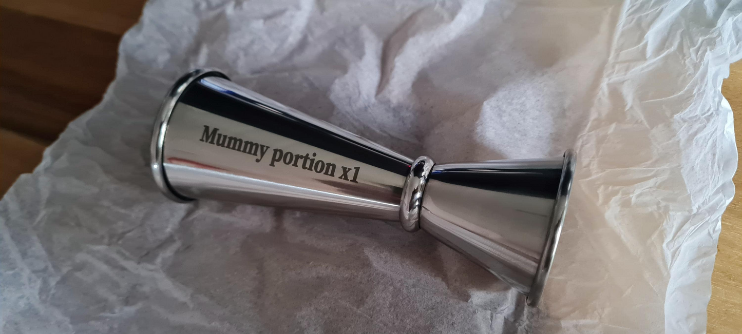 Personalised Stainless Steel Jigger / Spirit Measure - Husband Wife Christmas Gift ,Mum , Dad Grandad Christmas gift, Brothers Birthday Brother_Gift Christmas_Dad_Gift Christmas_gift Chrstimas_gift_Mum Dad_Gift Gift_for_mum Gift_for_under_10 Groomsman_Gift Metal Mother_of_the_Groom Secret_Santa_Gift Shot_Measure Spirit_Measure Wedding_Table_Gift