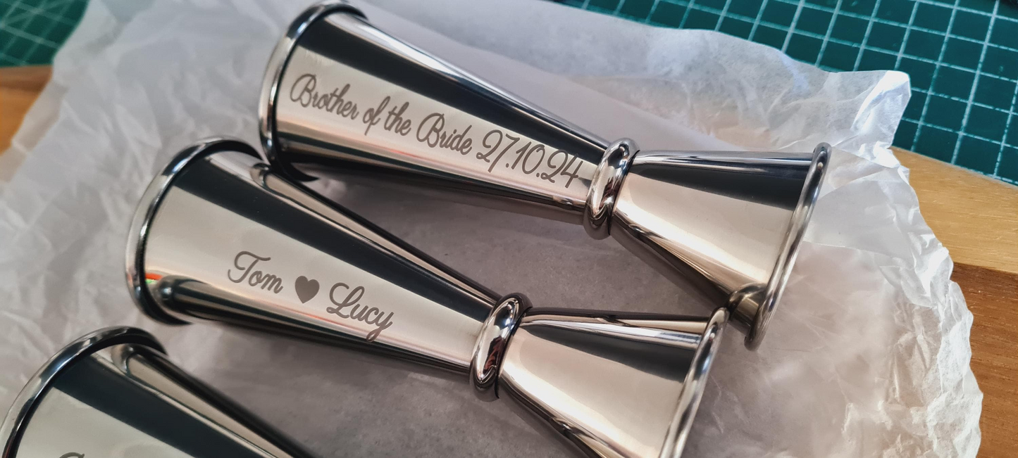 Custom Spirit Measure and Mixer order. 20 of each Personalised Christmas_gift_Dad Christmas_gift_Mum Dad_Wedding_Gift Father_of_the_Bride Gifts_for_mum Groomsman_gift Metal Mother_of_the_Bride Mother_of_the_Groom Personalised_Dad Personalised_Gift Personalized_Gift Son_Wedding_Gift Spirit_Measure