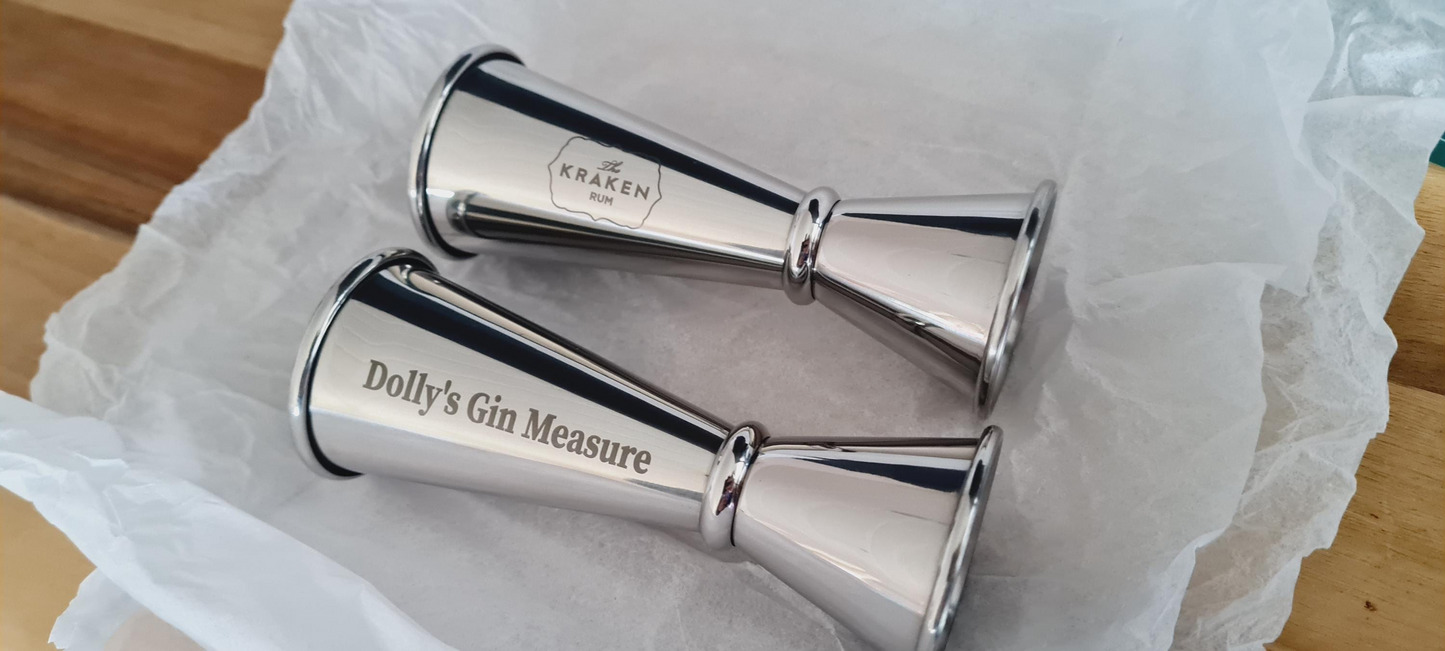 Personalised Stainless Steel Jigger / Spirit Measure - Valentine's Gift ,Wedding Day Gift, Best Man, Bridesmaid,Table Decoration Christmas Christmas_Dad_Gift Christmas_gift Chrstimas_gift_Mum Gift_for_mum Gift_for_under_10 Groomsman_Gift Metal Mother_of_the_Bride Mother_of_the_Groom Mothers_Day_Gift Mum_Gift Personalized_Gift Shot_measure Spirit_Measure