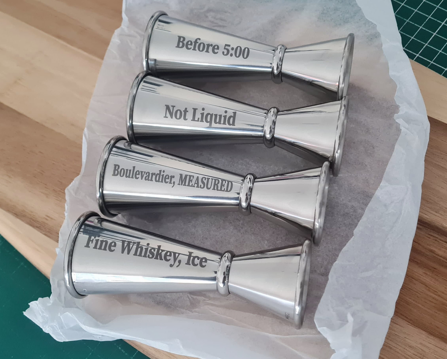 Personalised Stainless Steel Jigger / Spirit Measure - Valentine's Gift ,Wedding Day Gift, Best Man, Bridesmaid,Table Decoration Christmas Christmas_Dad_Gift Christmas_gift Chrstimas_gift_Mum Gift_for_mum Gift_for_under_10 Groomsman_Gift Metal Mother_of_the_Bride Mother_of_the_Groom Mothers_Day_Gift Mum_Gift Personalized_Gift Shot_measure Spirit_Measure