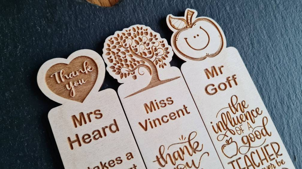 Personalised Wooden Teacher Bookmark Gifts, Christmas teacher gift Book Lover Reading Gift, End Of Term Thank You Gift Nursery Preschool BM1 Best_Teacher_gift Christmas_teacher gift_for_mom mothers_day_gift mum_gift Nursery_teacher School_leaver_gift Teacher's_day Teacher's_gift Teacher_card Teacher_gift Teacher_Mug Thank_you