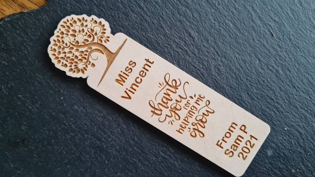 Personalised Wooden Teacher Bookmark Gifts, Christmas teacher gift Book Lover Reading Gift, End Of Term Thank You Gift Nursery Preschool BM1 Best_Teacher_gift Christmas_teacher gift_for_mom mothers_day_gift mum_gift Nursery_teacher School_leaver_gift Teacher's_day Teacher's_gift Teacher_card Teacher_gift Teacher_Mug Thank_you