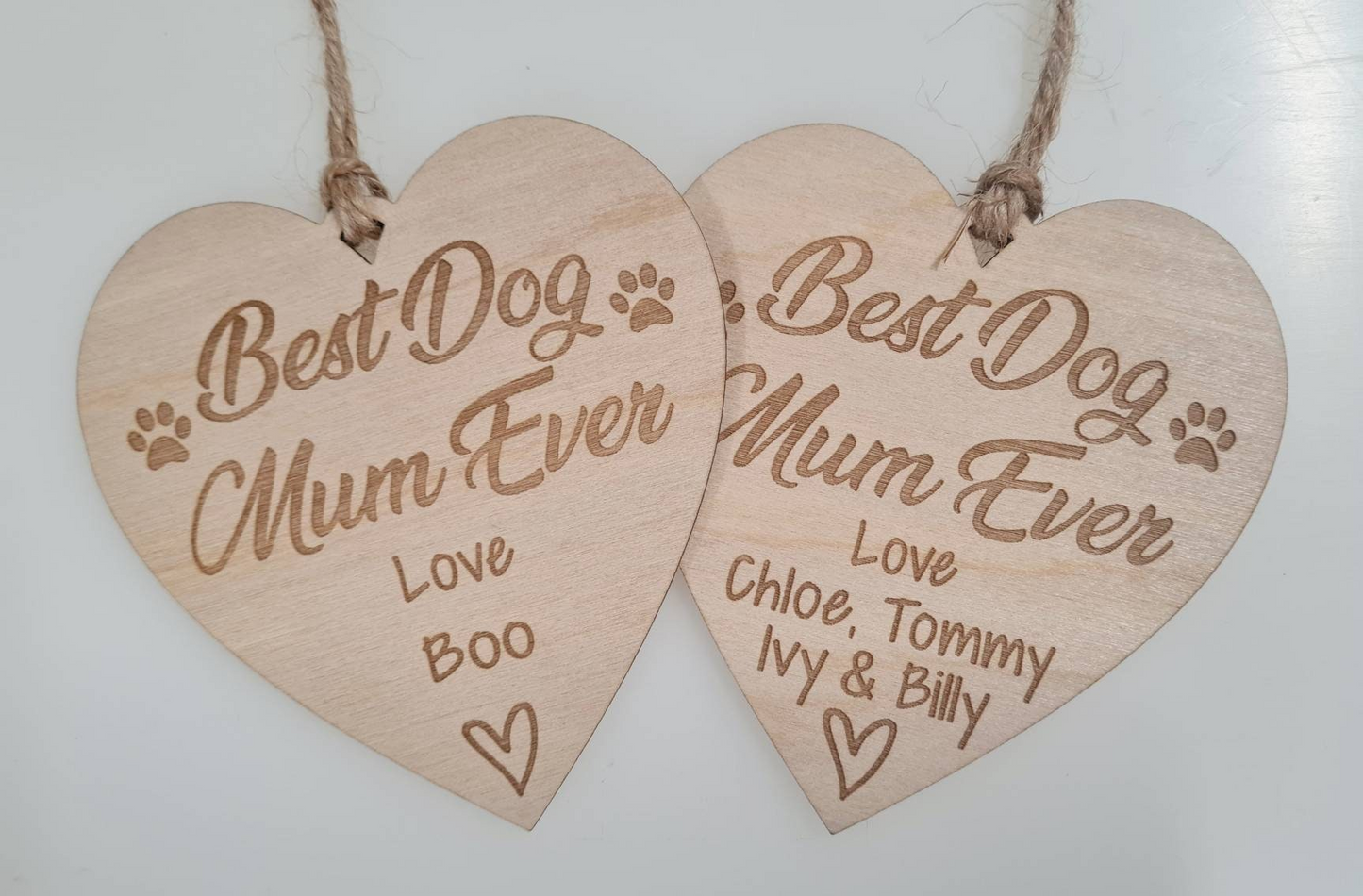 Personalised Best Dog Mum Ever Gift Plaque Gift Hanging Decorative Gift Heart Plaque | Dog Owner Plaque, Christmas, Mothers gift Pet owner Dog_auntie dog_lover_gift dog_mom_gift dog_owner_gift Dog_walker Dog_walker_gift mom_gift mum_gift mum_mug Mummy_gift personalised_dog Pet_groomer present_for_dog_mum