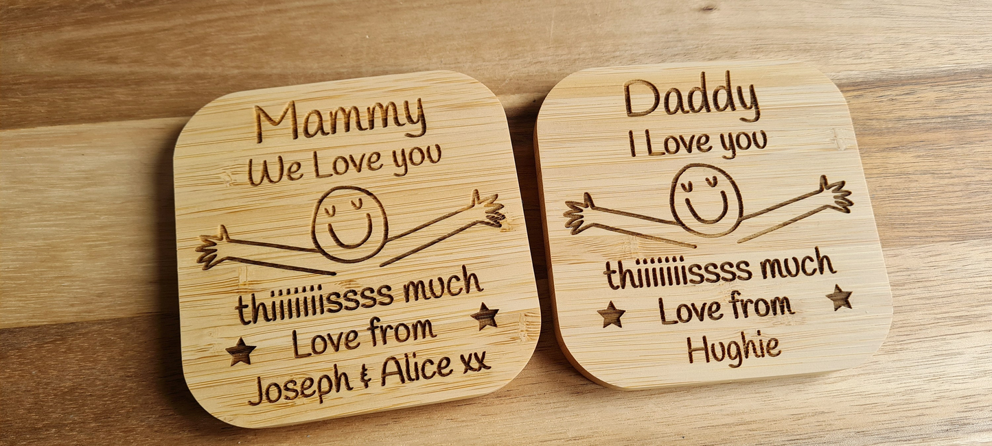 Mummy Personalised Wireless Charger | Personalised Useful Christmas Gift For Her | Gift for Mum Higher power 10w version Android Apple Christmas_Gift_Mum Gift_for_her Gift_for_Mum Gran_Christmas iphone_charger Love_you_Dad_gift Mothers_day Mum_charger_gift Personalised_charger Personalised_gift Phone_charger Samsung_charger Wireless_charger