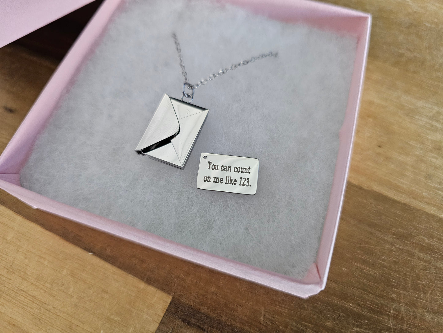 Personalised Women’s Envelope Necklace | Personalised Engraved Necklace custom jewellery for her custom name pendant for women custom women’s necklace engraved necklace for her initial necklace personalised meaningful necklace for women personalised birthday necklace gift personalised gold necklace personalised name necklace personalised women’s necklace Personalised_Gift Personalised_Wedding Personalized_Gift unique personalised necklace women’s jewellery with engraving