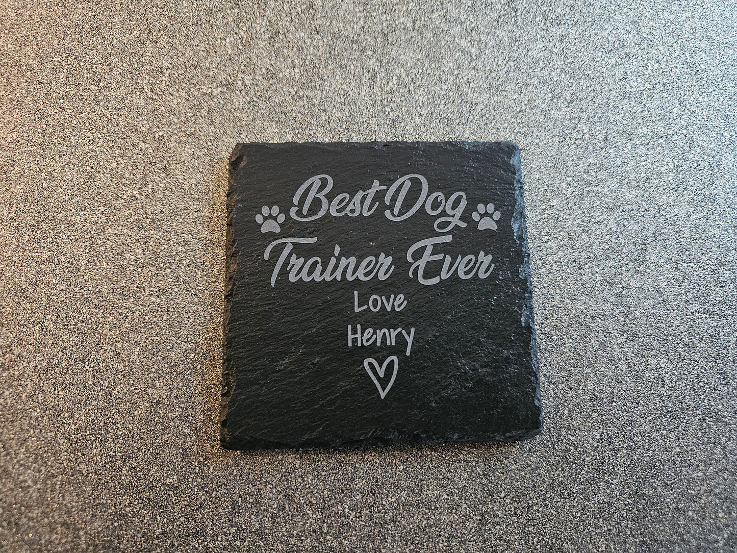 Personalised Best Dog Walker ever | Best Groomer | Dog Trainer Slate Coaster Decorative Dog Walker gift Dog Owner Plaque, Christmas gift Pet owner dog trainer Dog_auntie Dog_Dad dog_lover_gift dog_mom_gift Dog_Owner dog_owner_gift Dog_walker Dog_walker_gift gift_for_mom mom_gift mothers_day_gift mum_gift personalised_dog present_for_dog_mum