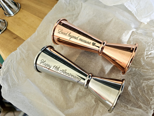 Personalised Stainless Steel Jigger / Spirit Measure - Christmas Gift Rose Gold Best_Friend Christmas_Dad_Gift Christmas_gift Christmas_gift_dad Chrstimas_gift_Mum Dad_Christmas Gift_for_mum Gift_for_under_10 Gran_Christmas Grandad Grandad_Christmas Grandpa_Christmas Groomsman_Gift Hip_Flask_gift Husband_christmas Metal Mom_Christmas Mother_of_the_Bride Mother_of_the_Groom Mum_christmas Nan_Christmas Secret_Santa_Gift Shot_Measure Spirit_Measure Wedding_Table_Gift