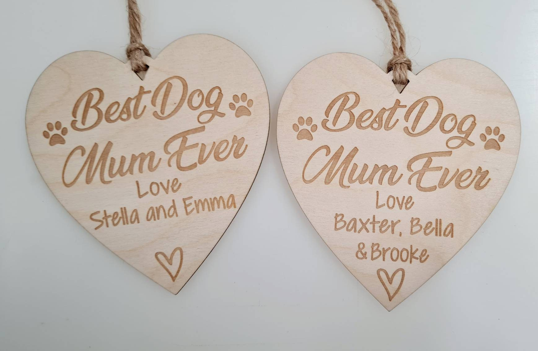 Personalised Best Dog Mum Ever Gift Plaque Gift Hanging Decorative Gift Heart Plaque | Dog Owner Plaque, Christmas, Mothers gift Pet owner Dog_auntie dog_lover_gift dog_mom_gift dog_owner_gift Dog_walker Dog_walker_gift mom_gift mum_gift mum_mug Mummy_gift personalised_dog Pet_groomer present_for_dog_mum
