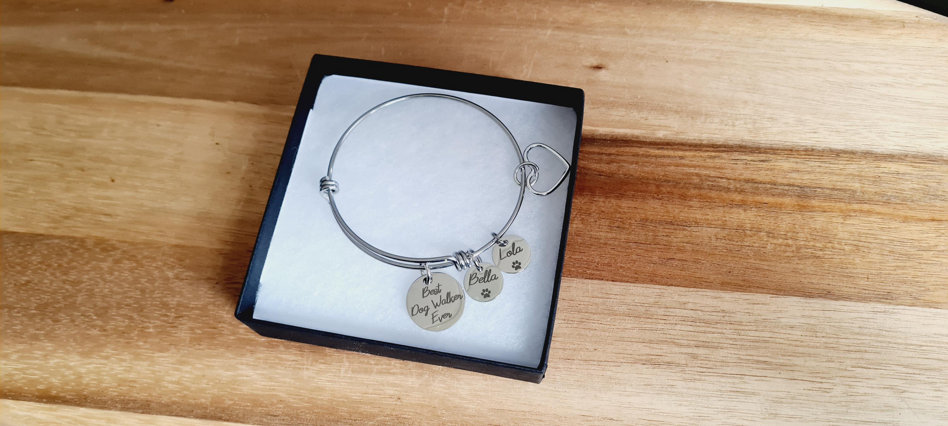 Personalised Best Dog Walker Ever Bracelet | Personalised Dog Walker Gift | Dog Owner Jewelry, Christmas, Dog Groomer ,Walker, Trainer Gift Dog_Groomer_Gift dog_lover_gift dog_owner_gift Dog_trainer_gift Dog_Walker_Gift gift_for_mom mom_gift mothers_day_gift Mum_Heart_Bracelet Mum_jewelry Mummy_gift personalised_dog present_for_dog_mum