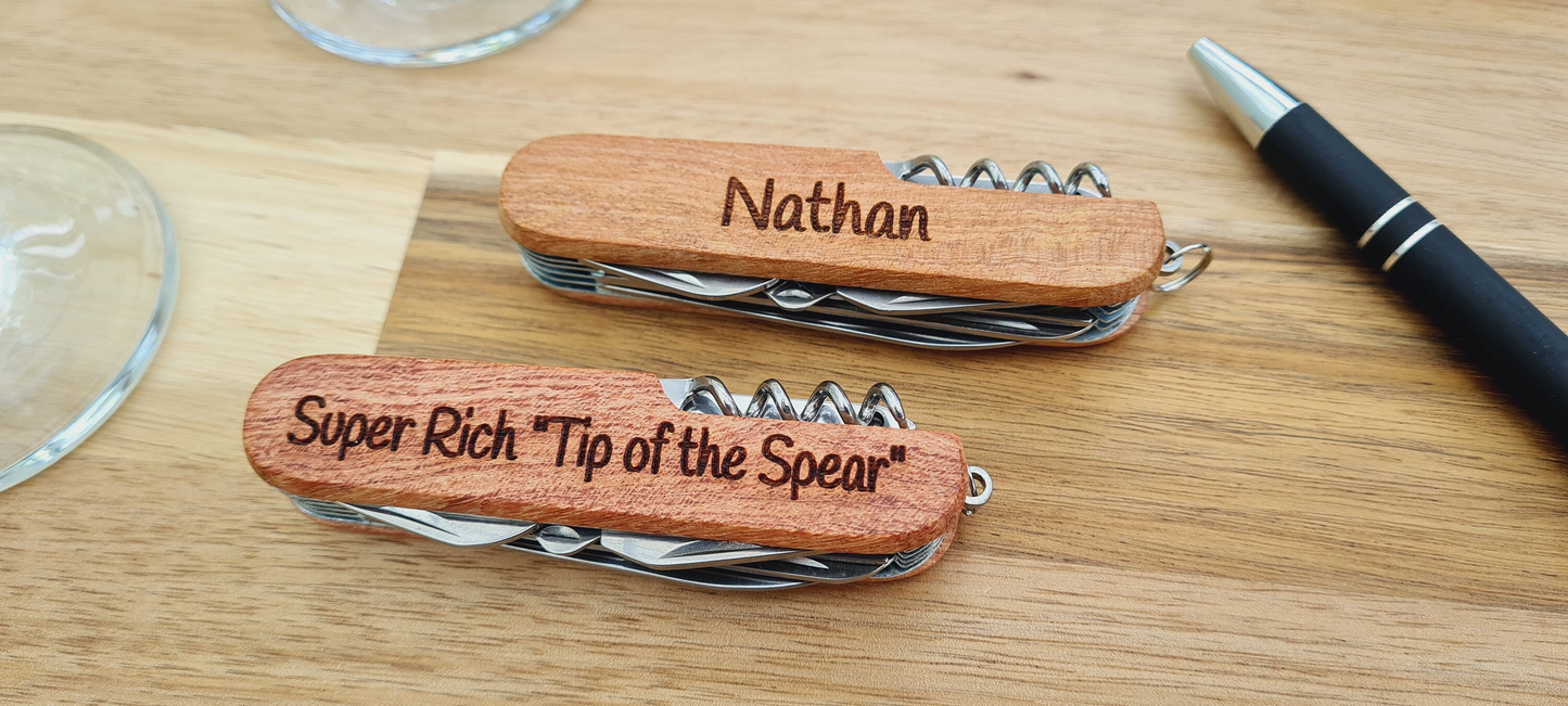 Personalised Wooden Multi Tool - Dad / Grandad Gift Version 1 Boyfriend_Gift Christmas_gift_dad Customised_tool Dad_Christmas Dad_must_have Father's_Day_Gift Father_Gift Gifts_for_Him Grandad_gift Handy_Gift Keepsake_dad_gift Personalised_Gift teacher_gift