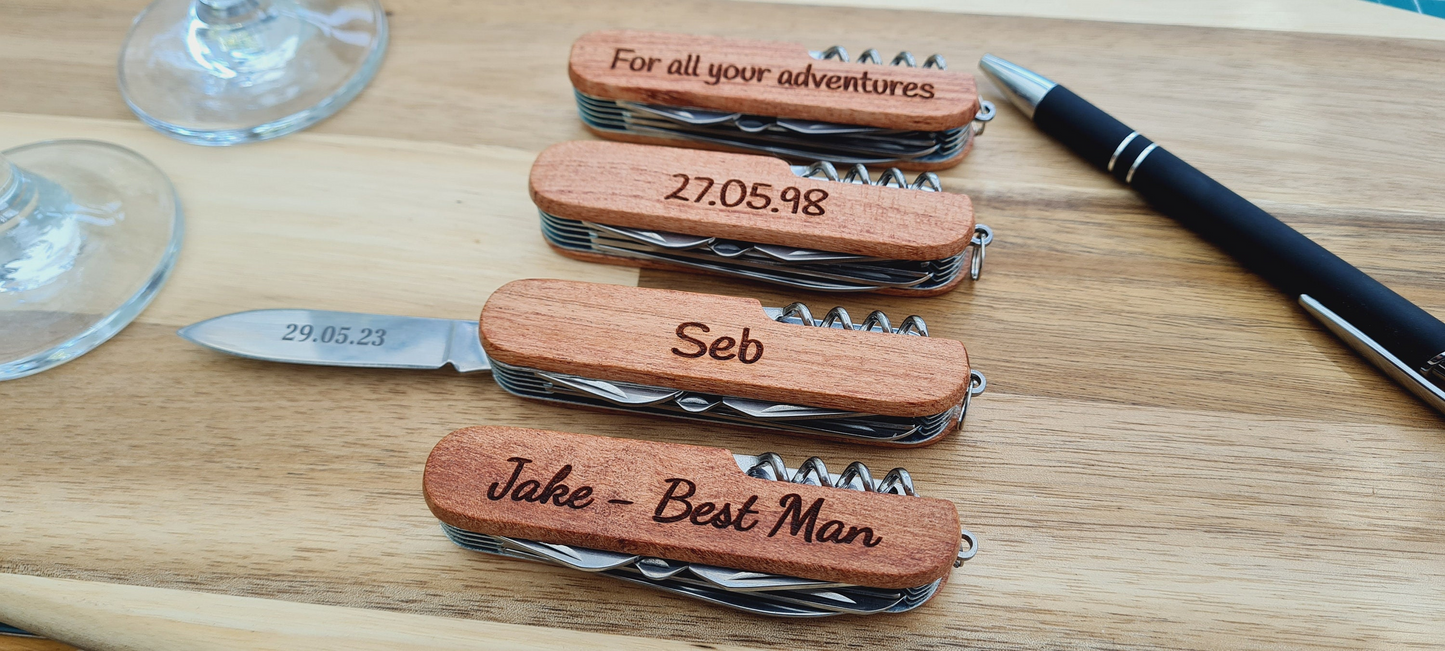 Personalised Wooden Multi Tool - Dad / Grandad Gift Script font Boyfriend_Gift Christmas_gift_dad Customised_tool Dad_Christmas Dad_must_have Father's_Day_Gift Father_Gift Gifts_for_Him Grandad_gift Handy_Gift Keepsake_dad_gift Personalised_Gift teacher_gift