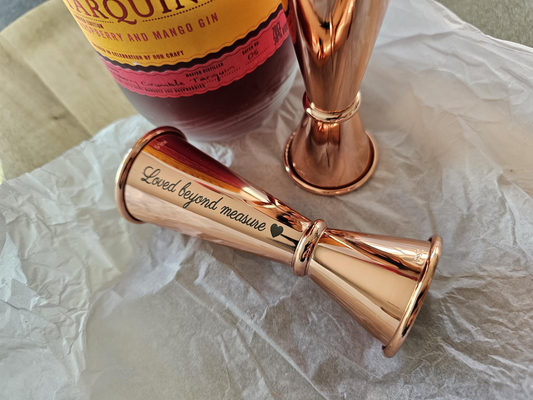 Personalised Stainless Steel Jigger / Spirit Measure - Christmas Gift Rose Gold Best_Friend Christmas_Dad_Gift Christmas_gift Christmas_gift_dad Chrstimas_gift_Mum Dad_Christmas Gift_for_mum Gift_for_under_10 Gran_Christmas Grandad Grandad_Christmas Grandpa_Christmas Groomsman_Gift Hip_Flask_gift Husband_christmas Metal Mom_Christmas Mother_of_the_Bride Mother_of_the_Groom Mum_christmas Nan_Christmas Secret_Santa_Gift Shot_Measure Spirit_Measure Wedding_Table_Gift