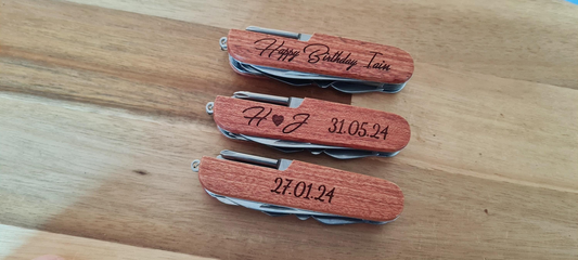 Personalised Wooden Multi Tool - Valentine's Gift Boyfriend_Gift Christmas_gift_dad Customised_tool Dad_Christmas Dad_must_have Father's_Day_Gift Father_Gift Gifts_for_Him Grandad_gift Handy_Gift Keepsake_dad_gift Personalised_Gift teacher_gift