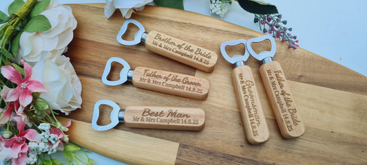 Personalised Wooden Bottle Opener Gift, Engraved Wedding Gift for Best man, Father of the Bride, Usher Groomsman -Wedding day Gifts Keepsake Boyfriend_Gift Garden_Bar Gifts_for_Him Groomsman_gift Groomsmen_gift Personalised_Gift Personalised_Wedding Personalized_Gift Stag_Party Usher_gift Wedding_Party_gift Wedding_table_decor Wooden_Bottle_Opener