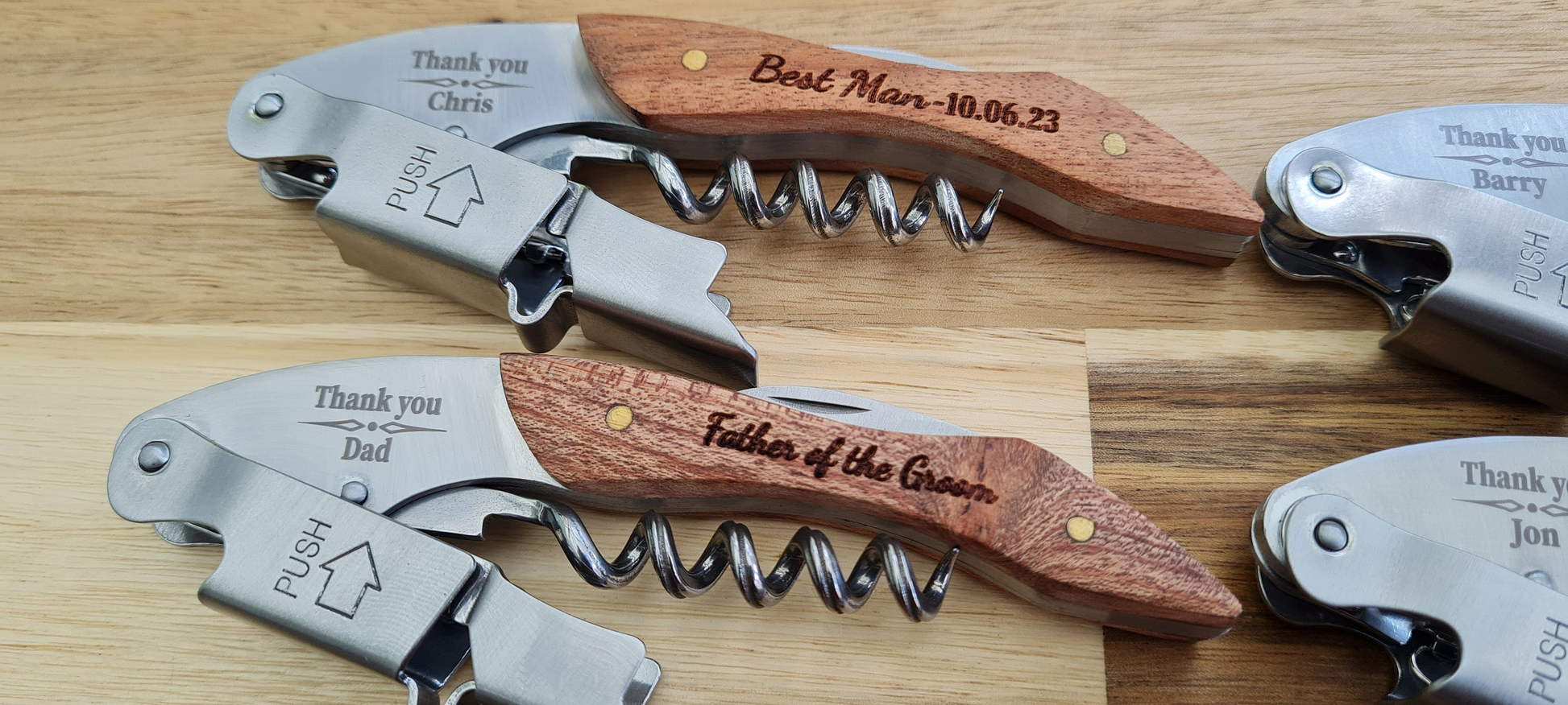 Personalised Wooden Bottle Opener Gift, Engraved Wedding Gift for Best man,Father of the Bride,Usher Groomsman-Wedding day Gifts Wine opener Boyfriend_Gift Garden_Bar Gifts_for_Him Groomsman_gift Groomsmen_gift Personalised_Gift Personalised_Wedding Personalized_Gift Stag_Party Usher_gift Wedding_Party_gift Wedding_table_decor Wooden_Bottle_Opener