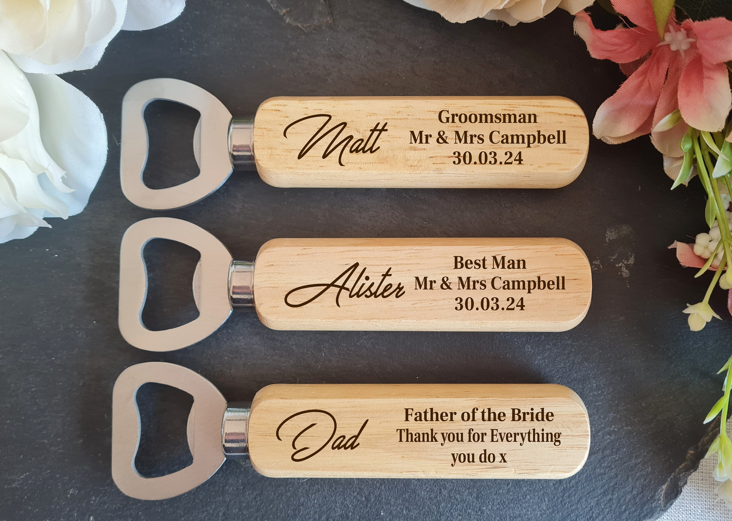 Personalised Wooden Bottle Opener Gift, Engraved Wedding Gift for Best man, Father of the Bride, Usher Groomsman-Wedding day Gifts Your Text Boyfriend_Gift Garden_Bar Gifts_for_Him Groomsman_gift Groomsmen_gift Personalised_Gift Personalised_Wedding Personalized_Gift Stag_Party Usher_gift Wedding_Party_gift Wedding_table_decor Wooden_Bottle_Opener