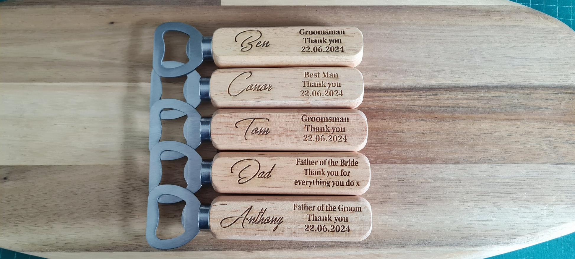 Personalised Wooden Bottle Opener Gift, Engraved Wedding Gift for Best man, Father of the Bride, Usher Groomsman-Wedding day Gifts Your Text Boyfriend_Gift Garden_Bar Gifts_for_Him Groomsman_gift Groomsmen_gift Personalised_Gift Personalised_Wedding Personalized_Gift Stag_Party Usher_gift Wedding_Party_gift Wedding_table_decor Wooden_Bottle_Opener