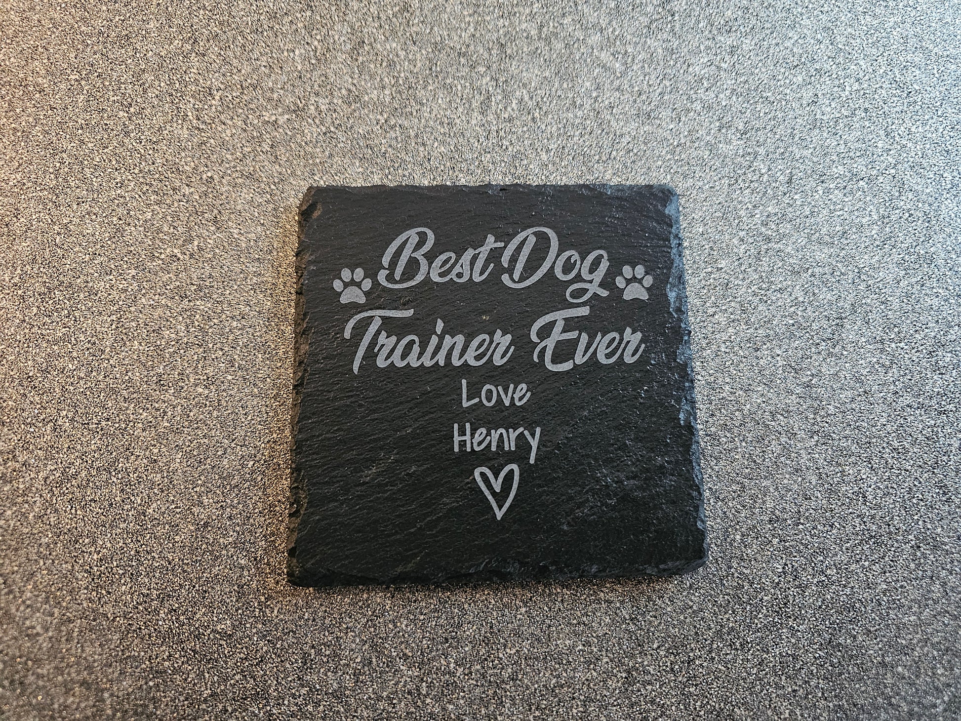 Personalised Best Dog Walker ever | Best Groomer | Dog Trainer Slate Coaster Decorative Dog Walker gift Dog Owner Plaque, Christmas gift Pet owner dog trainer Dog_auntie Dog_Dad dog_lover_gift dog_mom_gift Dog_Owner dog_owner_gift Dog_walker Dog_walker_gift gift_for_mom mom_gift mothers_day_gift mum_gift personalised_dog present_for_dog_mum